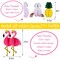 YUNXUAN Flamingo Party Supplies, Hawaiian Party Decorations Flamingo and Pineapple Honeycomb Ball Paper Lanterns Paper Fans Pom poms Flowers for Birthday Luau Tropical Bachelorette Party